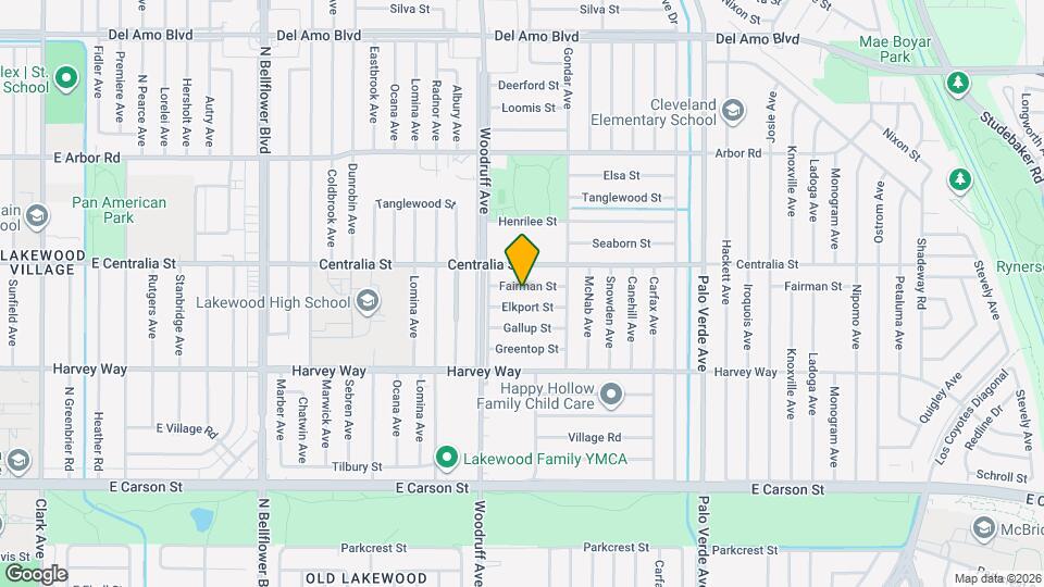 5938 Fairman St Map and Location Details