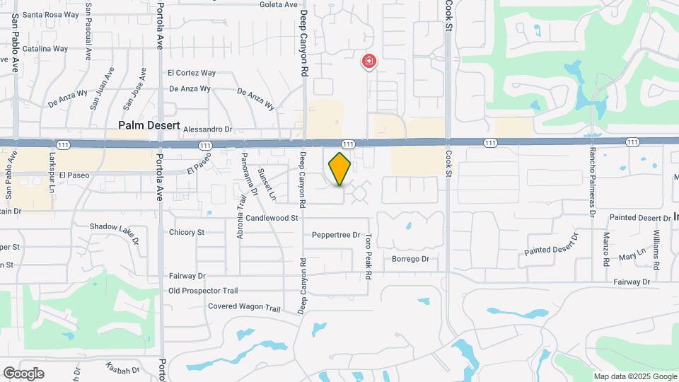 74621 Shadow Hills Rd Map and Location Details