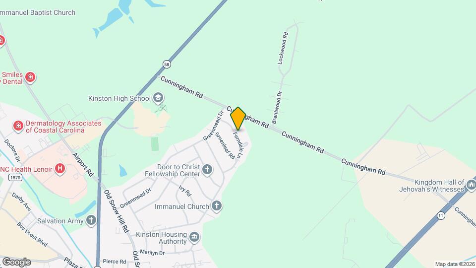 1221 Ferndale Ln Mapa y Detalles de la Ubicación