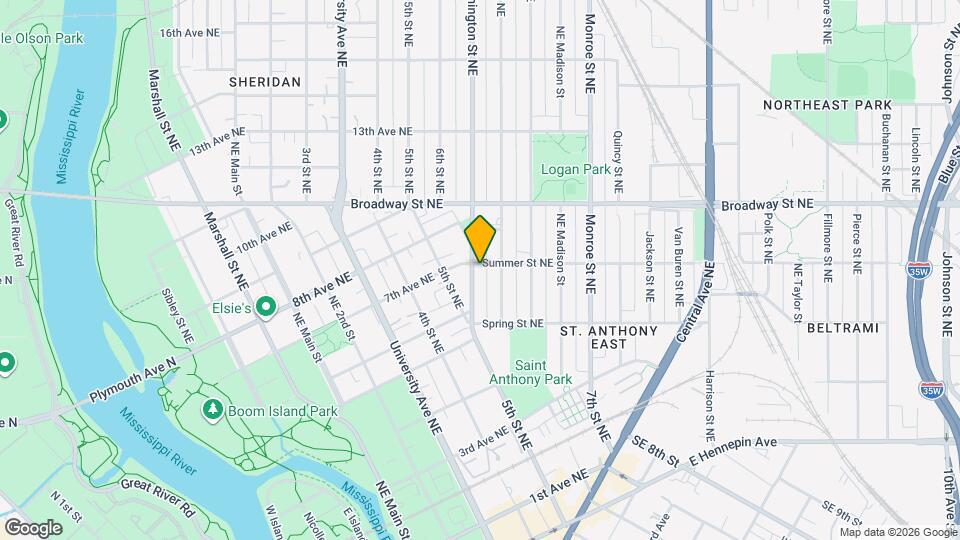 655 Washington St NE, Unit 1 Map and Location Details