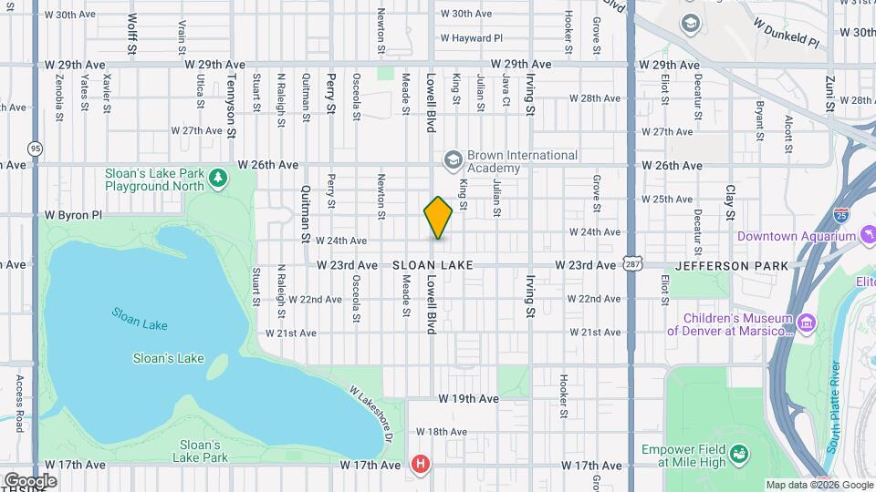 2334 Lowell Blvd Map and Location Details
