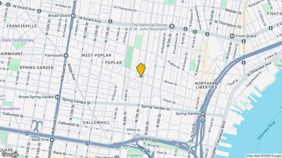 706 N 7th St, Unit 1 Mapa y Detalles de la Ubicación