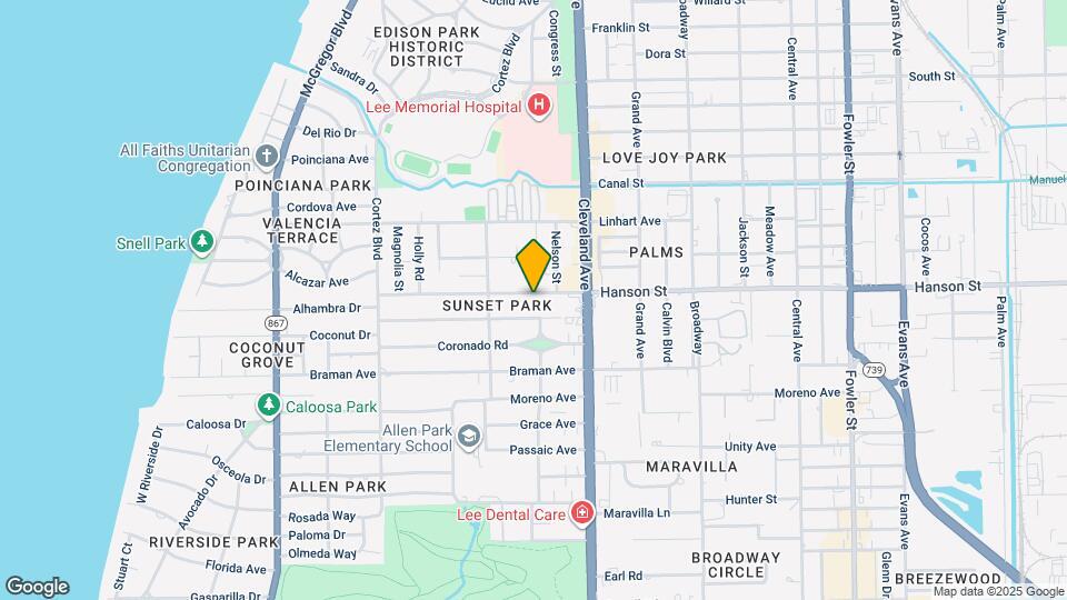 1858 Hanson St Mapa y Detalles de la Ubicación