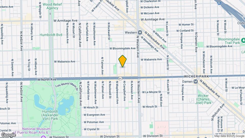 1634 N Campbell Ave, Unit G Mapa y Detalles de la Ubicación