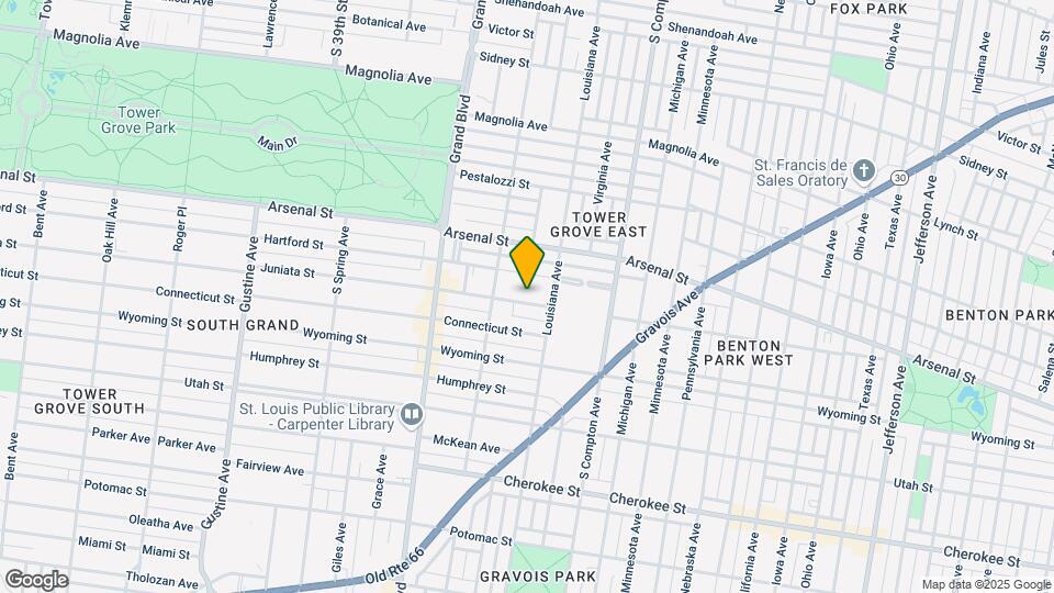 3425 Juniata St Map and Location Details