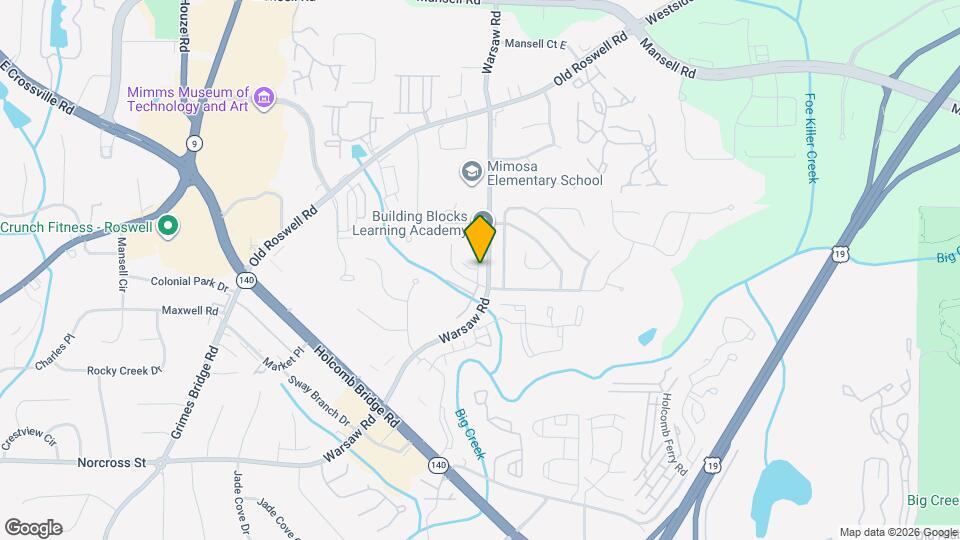 1292-1296 Warsaw Rd Map and Location Details