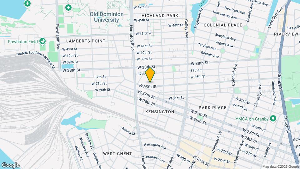 1040 W 35th St Map and Location Details