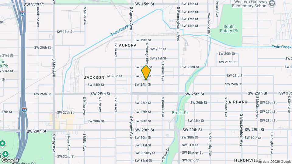 2301 SW 24th St Map and Location Details