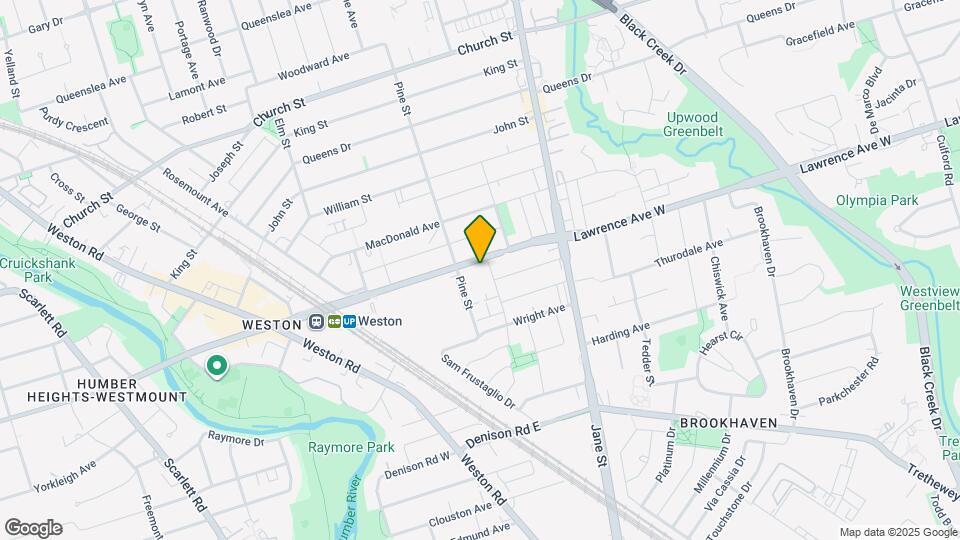 1947 Lawrence Ave W Map and Location Details