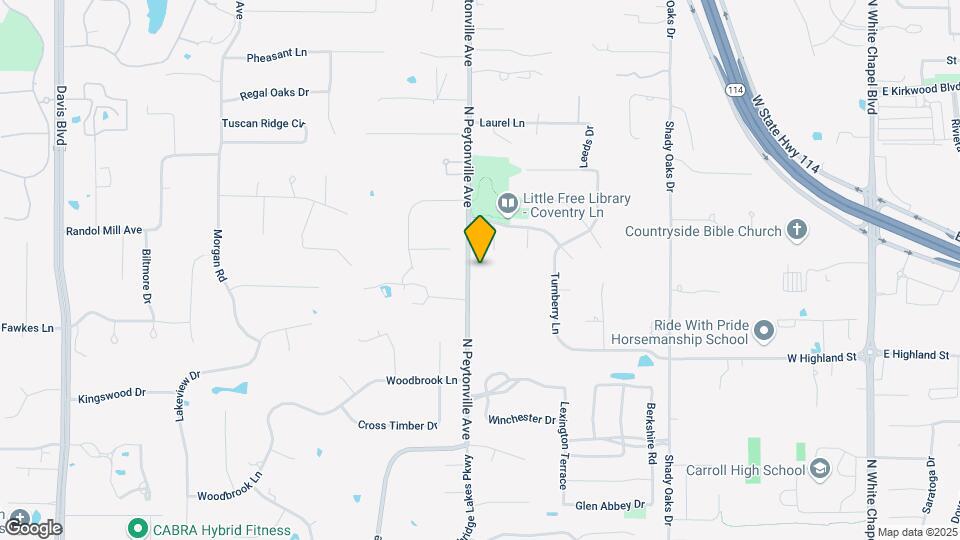 1425 N Peytonville Ave Map and Location Details