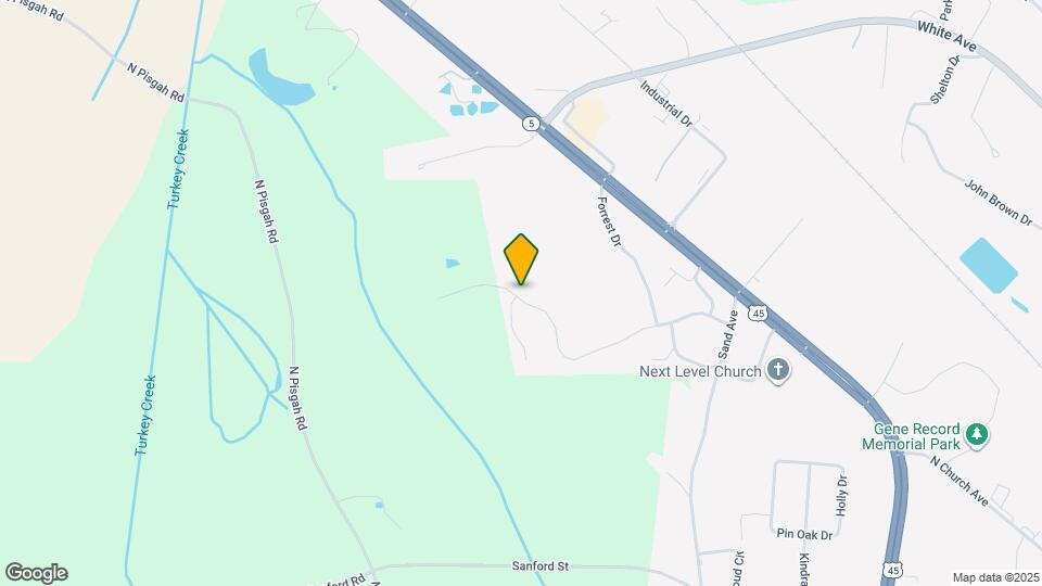 1104 Woodland Dr Map and Location Details