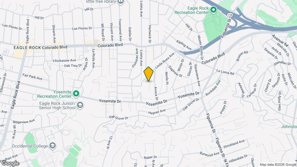 4879 Hartwick St Mapa y Detalles de la Ubicación