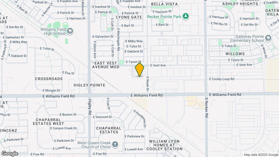 3539 E Erie St Mapa y Detalles de la Ubicación