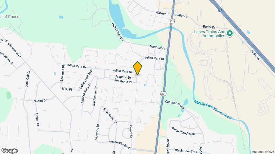 262 Arapaho Dr Map and Location Details