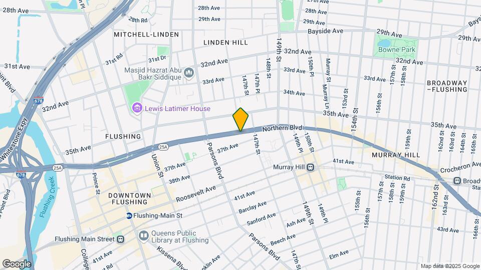 144-74 Northern Blvd Mapa y Detalles de la Ubicación