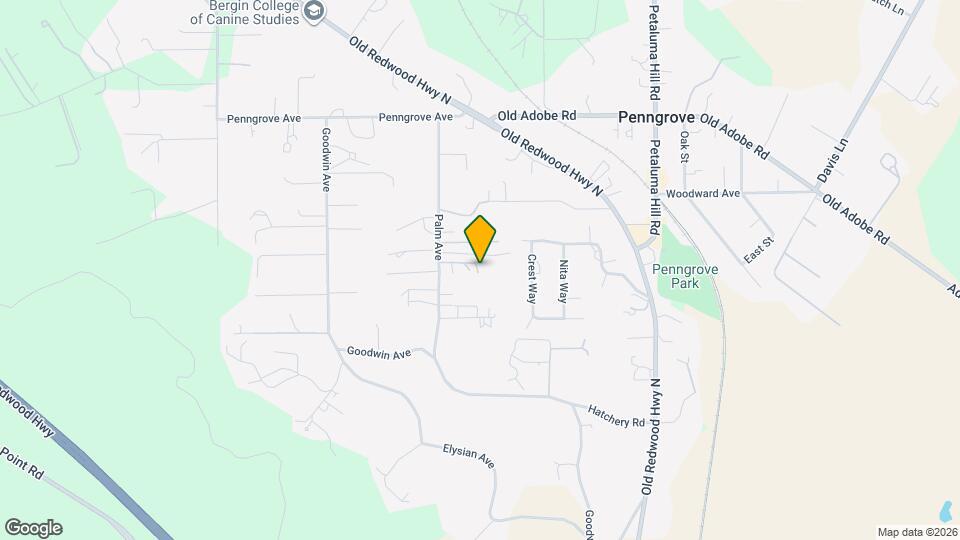 350 Palm Ave Map and Location Details