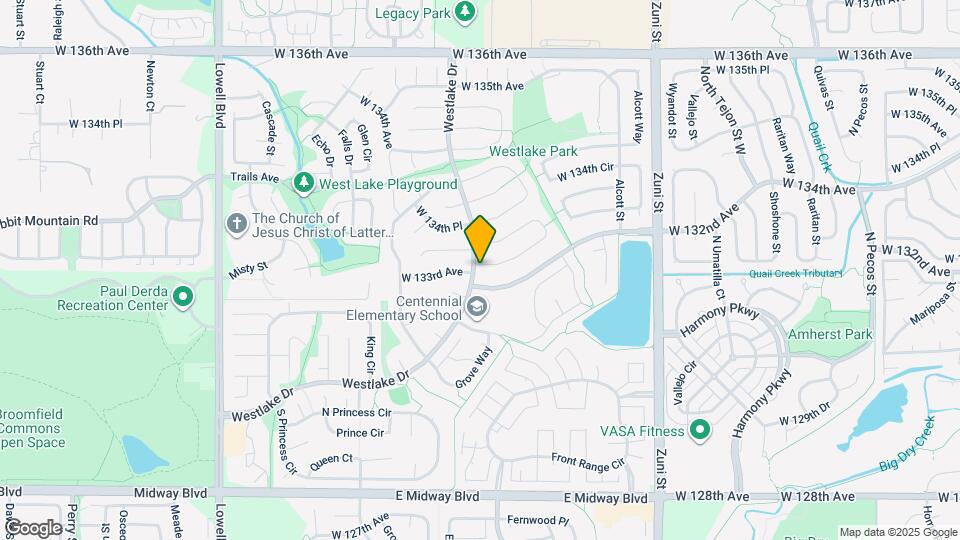3100 W 133rd Ave Map and Location Details