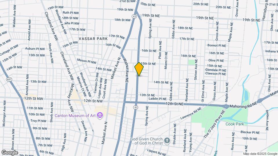 1368 Cherry Ave NE Map and Location Details