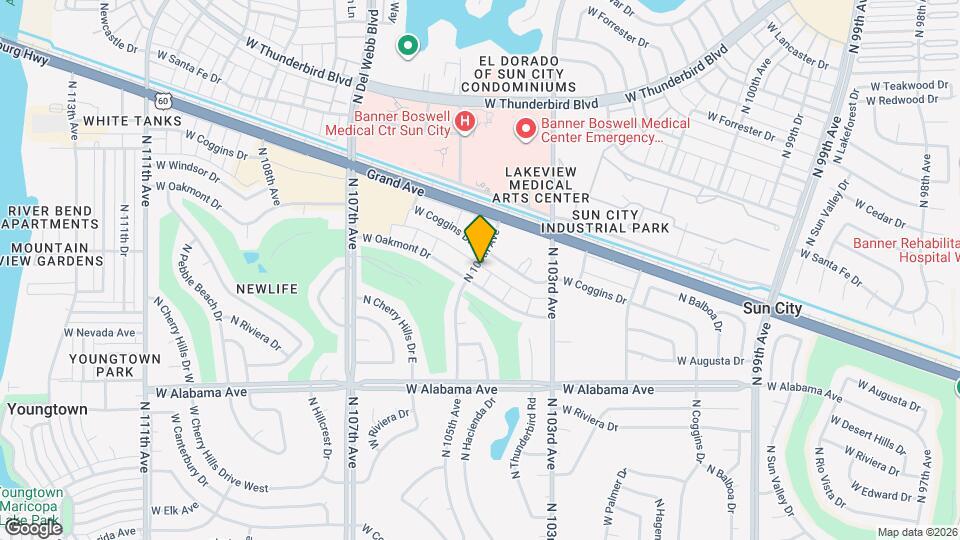 10464 W Oakmont Dr Map and Location Details
