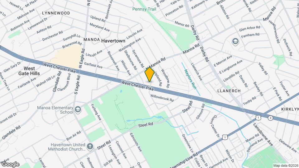 801 West Chester Pike Map and Location Details