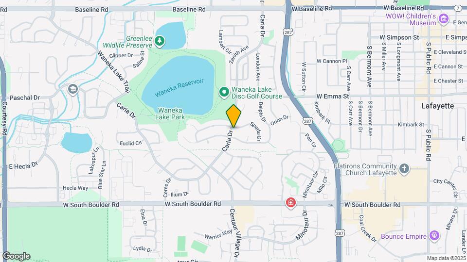 1025 Sparta Dr Mapa y Detalles de la Ubicación