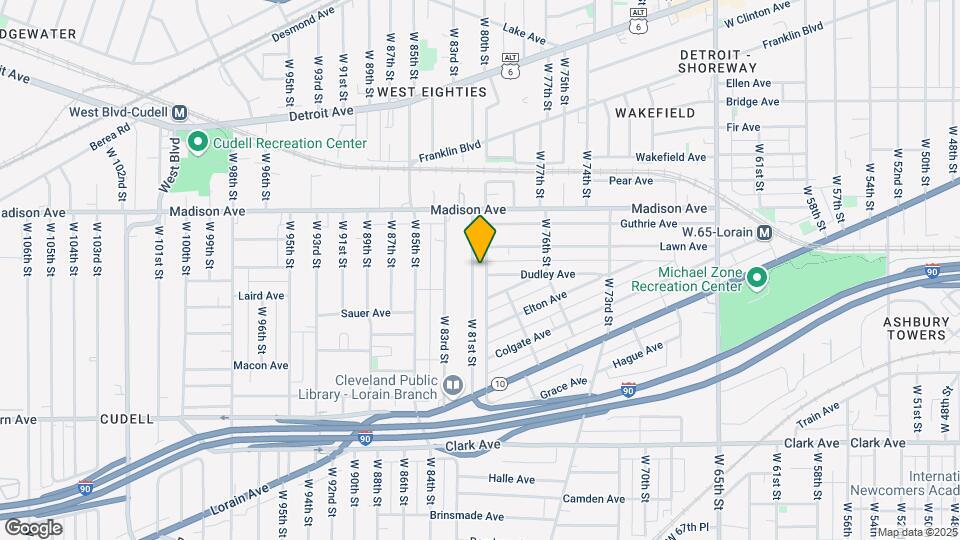 2069 W 81st St Map and Location Details