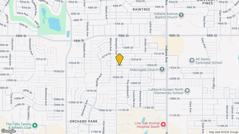 3717 103rd St Map and Location Details