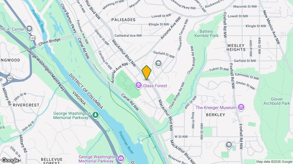 5112 MacArthur Blvd NW, Unit 209 Map and Location Details