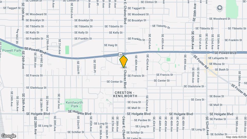 3743 SE Cesar Estrada Chavez Blvd Map and Location Details