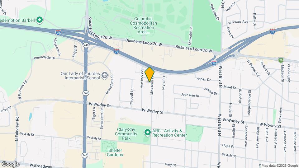 807 Clinkscales Rd Map and Location Details