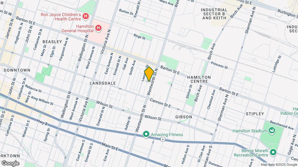 155 Wentworth St N Map and Location Details