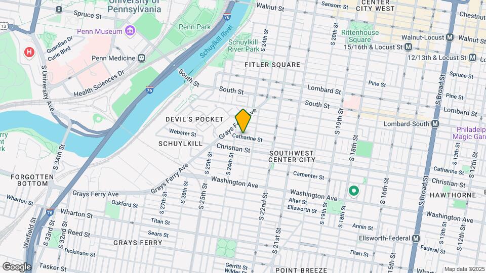 2333 Catharine St Map and Location Details