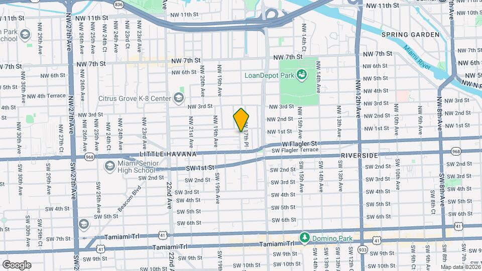 71 NW 18th Ave Map and Location Details