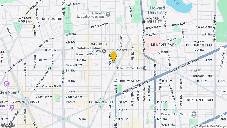 1820 11th St NW Map and Location Details