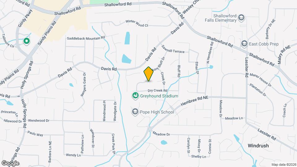 3226 Hickory Bluff Dr Map and Location Details