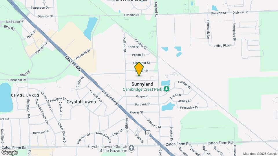 2421 Garden St Map and Location Details