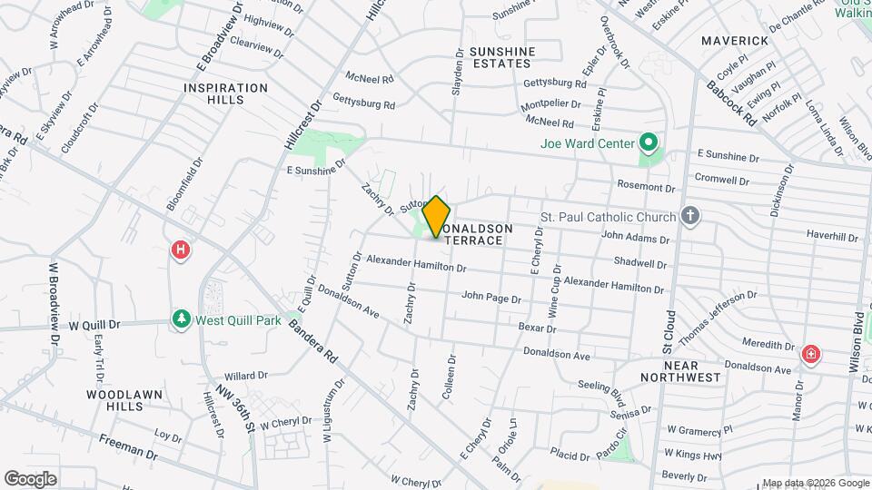 1118 Shadwell Dr Map and Location Details