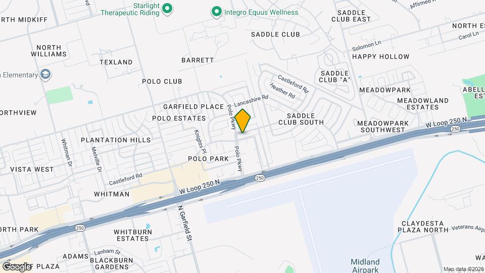 1709 Castleford Rd Map and Location Details