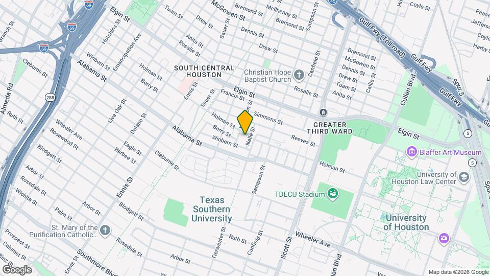 3314 Holman St Map and Location Details