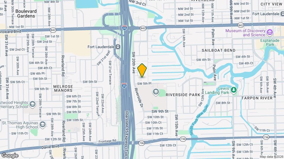 542 SW 19th Ter Map and Location Details