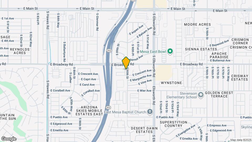 435 S 89th Way Map and Location Details