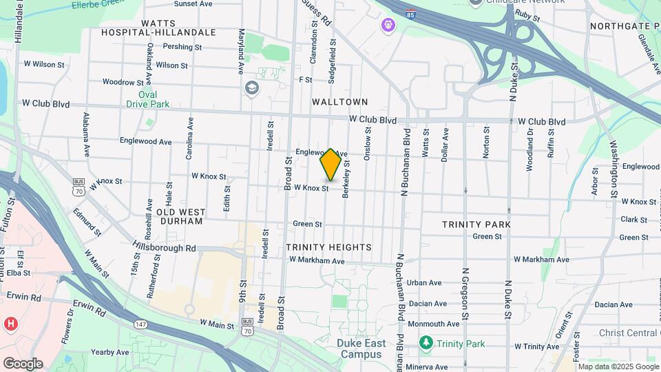 1518 W Knox St Map and Location Details