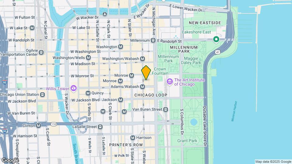 65 E Monroe St, Unit 4716F Map and Location Details