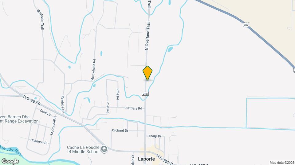 3300 N Overland Trail Mapa y Detalles de la Ubicación