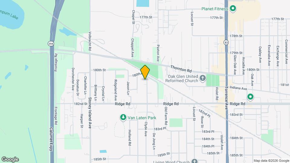 17740 Clyde Ave Map and Location Details