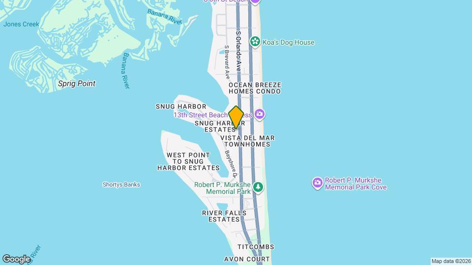 1350 S Orlando Ave Map and Location Details