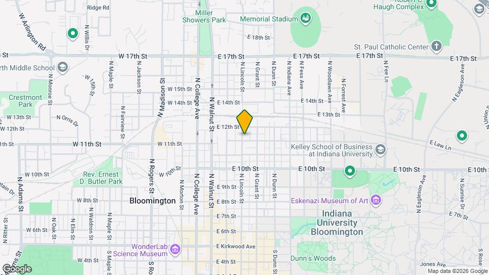 800 N Lincoln St Map and Location Details