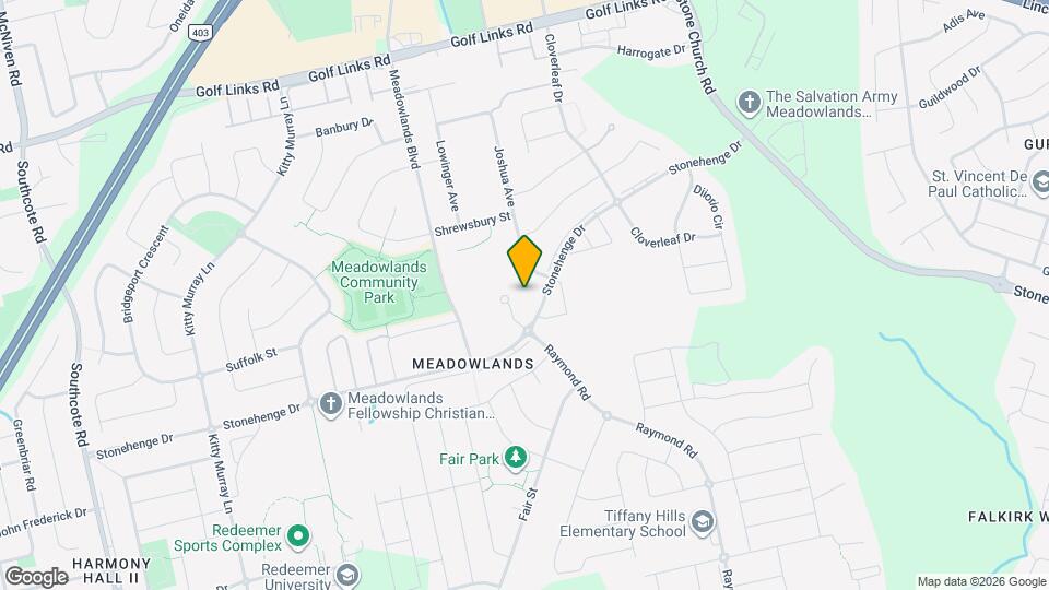 400 Stonehenge Dr Map and Location Details