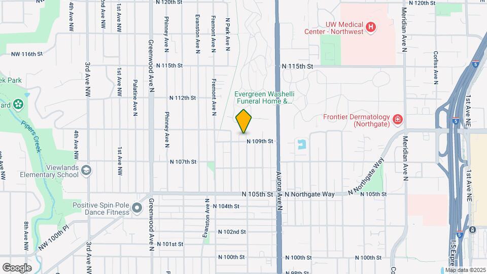 10909 Linden Ave N, Unit Linden House Unit A Map and Location Details