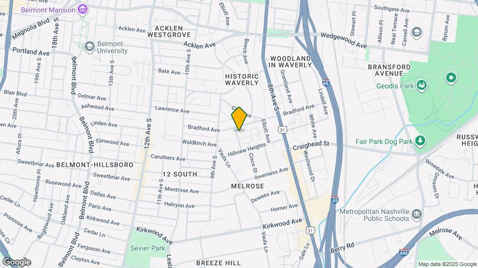 2216 Knowles Ave Map and Location Details